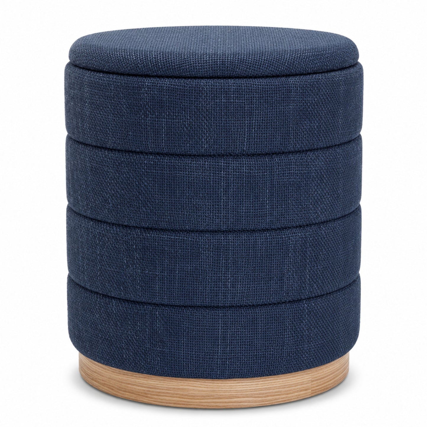 OT622 DARK BLUE OTTOMAN
