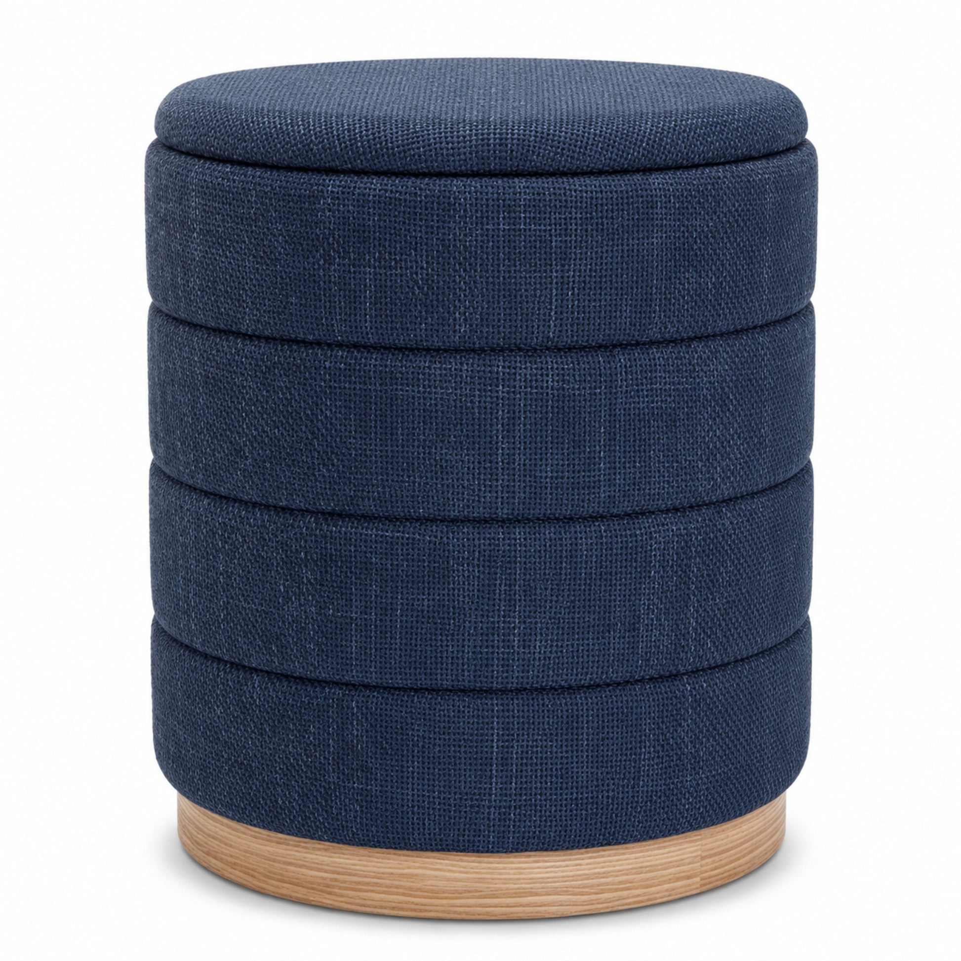 OT622 DARK BLUE OTTOMAN