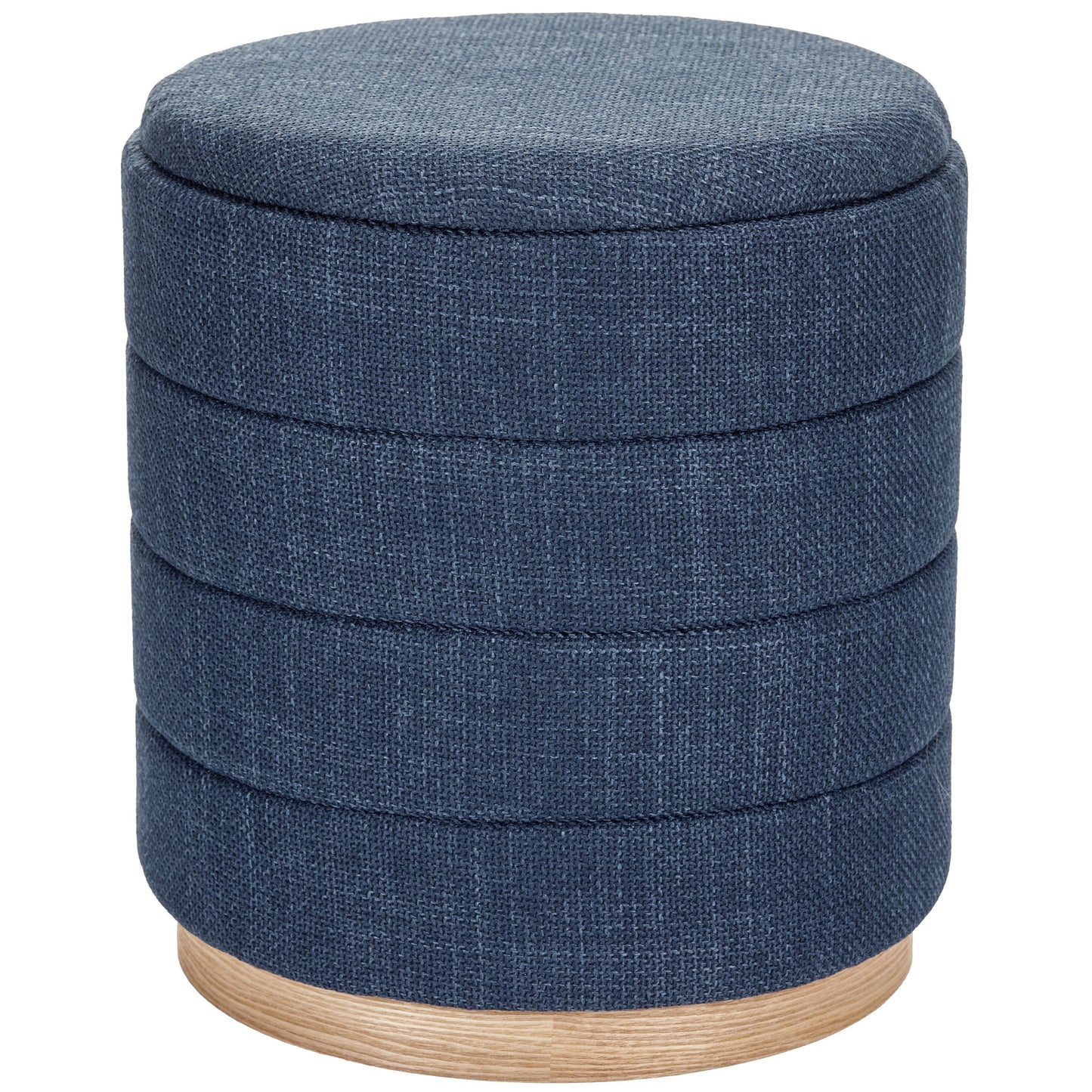 OT622 DARK BLUE OTTOMAN