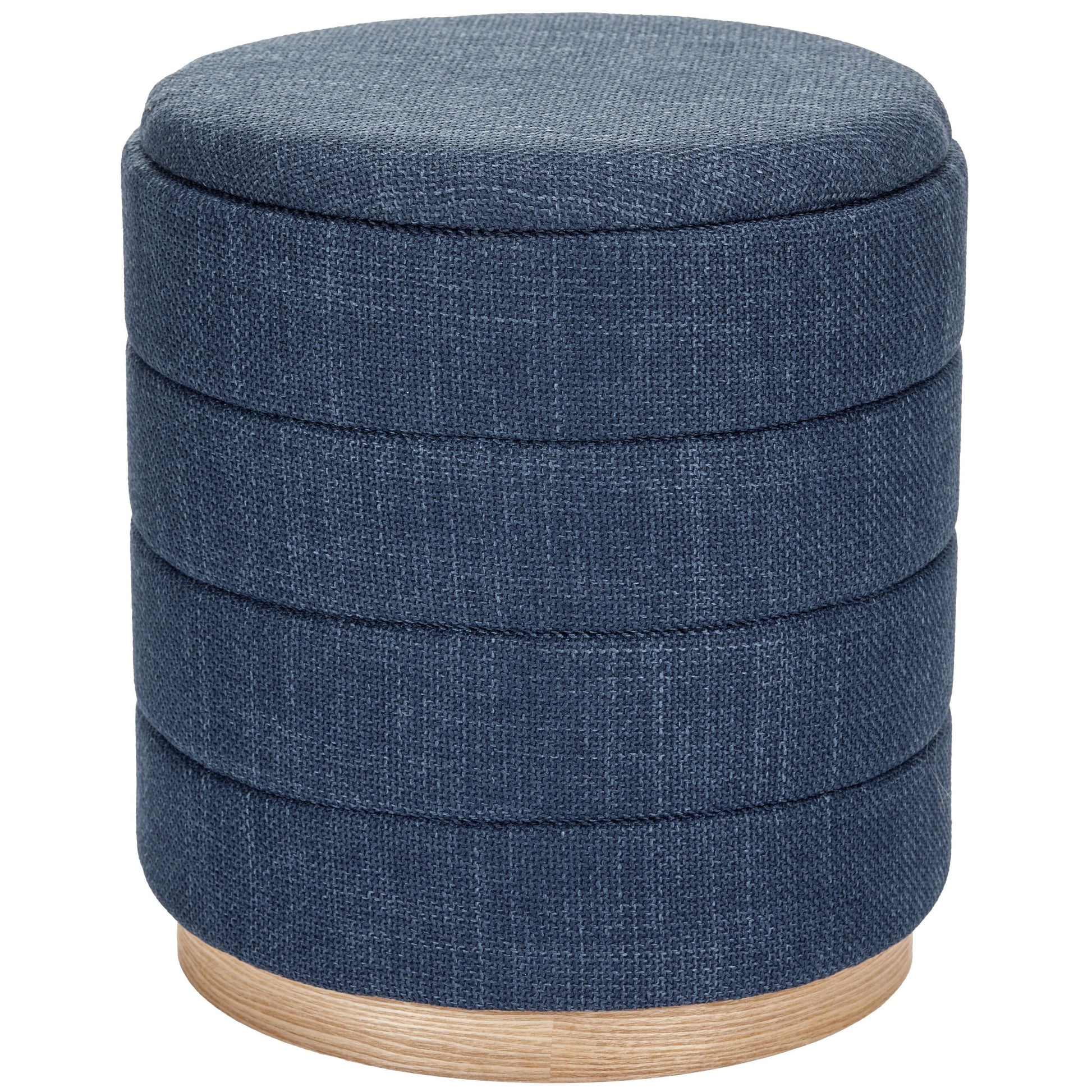 OT622 DARK BLUE OTTOMAN