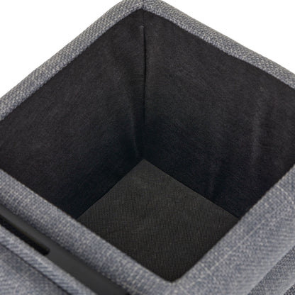 OT623 DARK GREY OTTOMAN