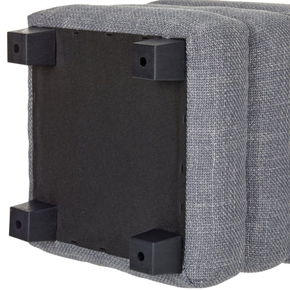 OT623 DARK GREY OTTOMAN