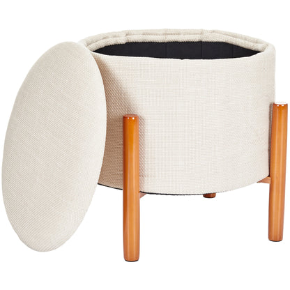 OT625 BEIGE FURNITURE DEALS OTTOMAN