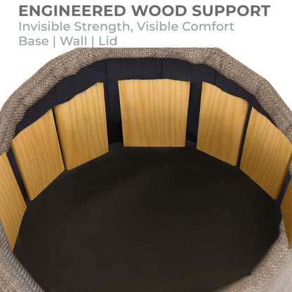 OT625 BROWN FURNITURE DEALS OTTOMAN