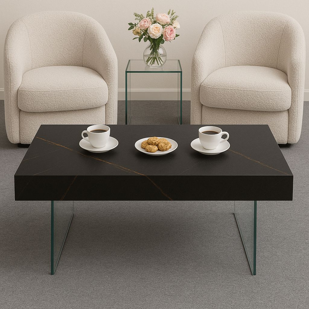 TB625 BLACK NESTING TABLE