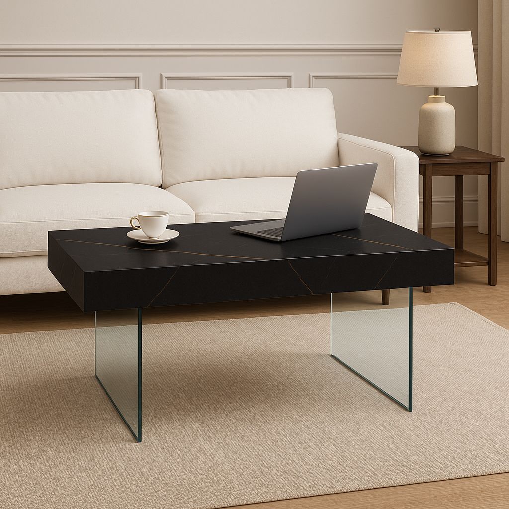 TB625 BLACK NESTING TABLE