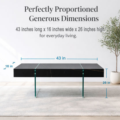 TB625 BLACK NESTING TABLE