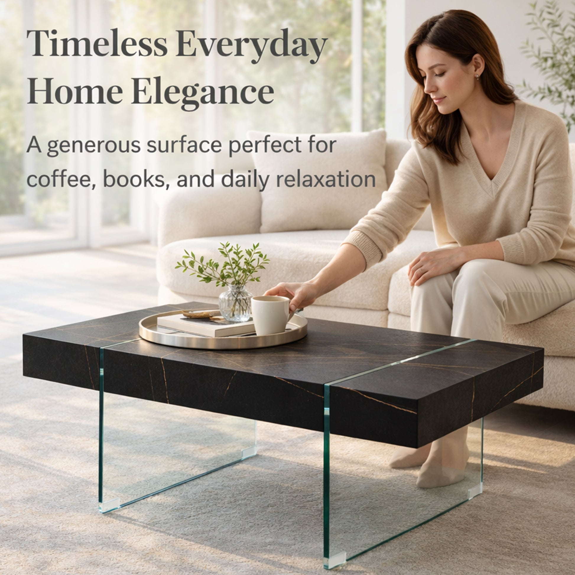 TB625 BLACK NESTING TABLE