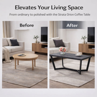 TB626 BLACK NESTING COFFEE TABLE