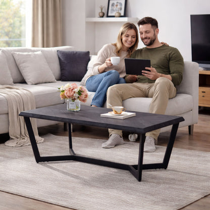 TB626 BLACK NESTING COFFEE TABLE