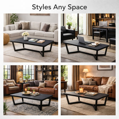 TB626 BLACK NESTING COFFEE TABLE