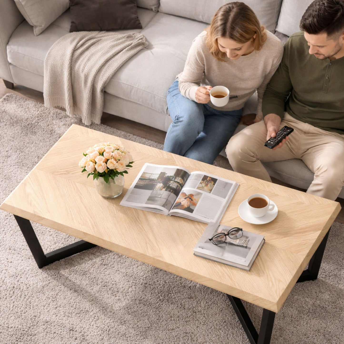 TB626 BONE-LIGHT NESTING TABLE