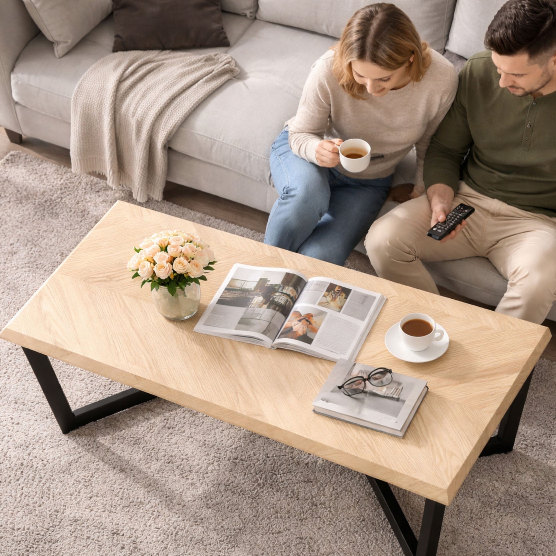 TB626 BONE-LIGHT NESTING TABLE