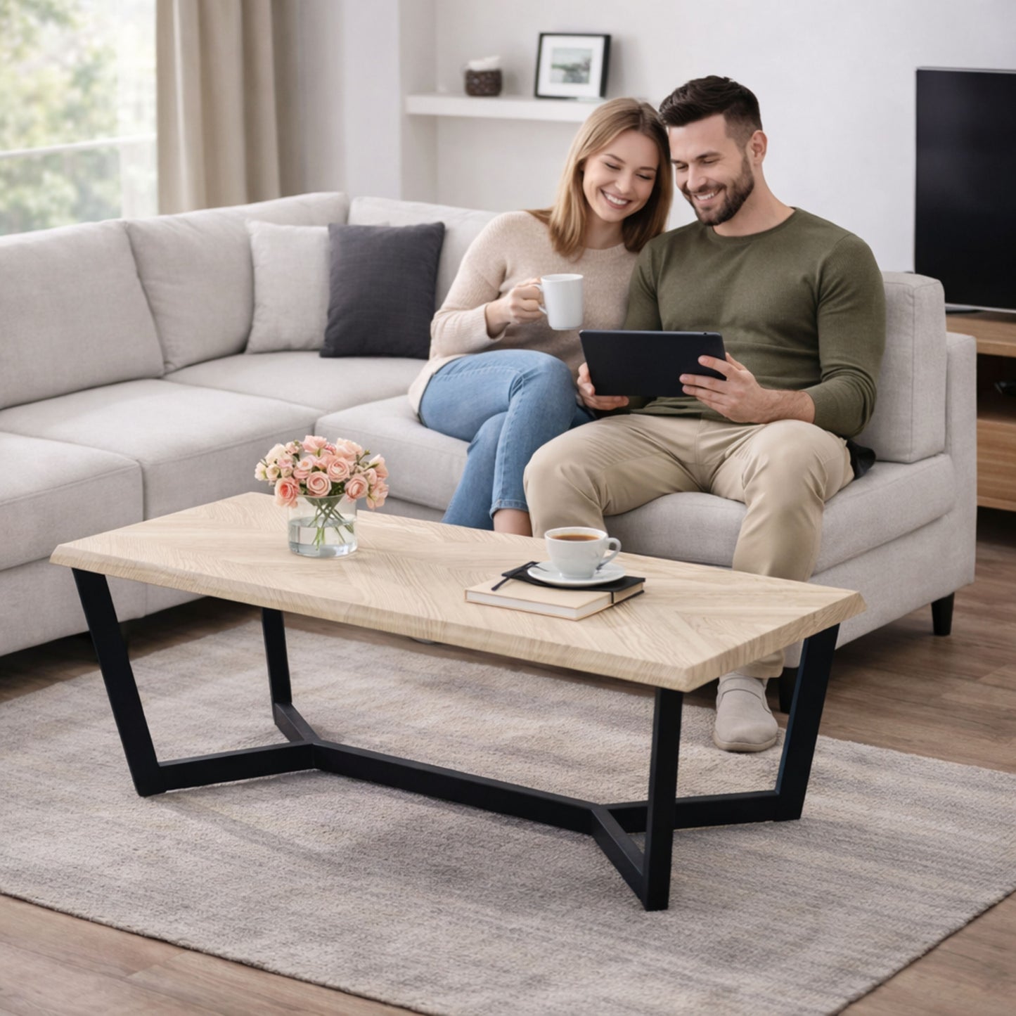 TB626 BONE-LIGHT NESTING TABLE