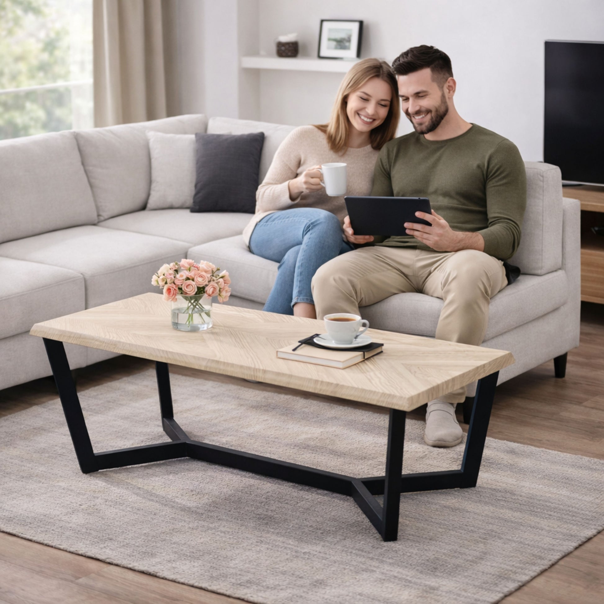 TB626 BONE-LIGHT NESTING TABLE