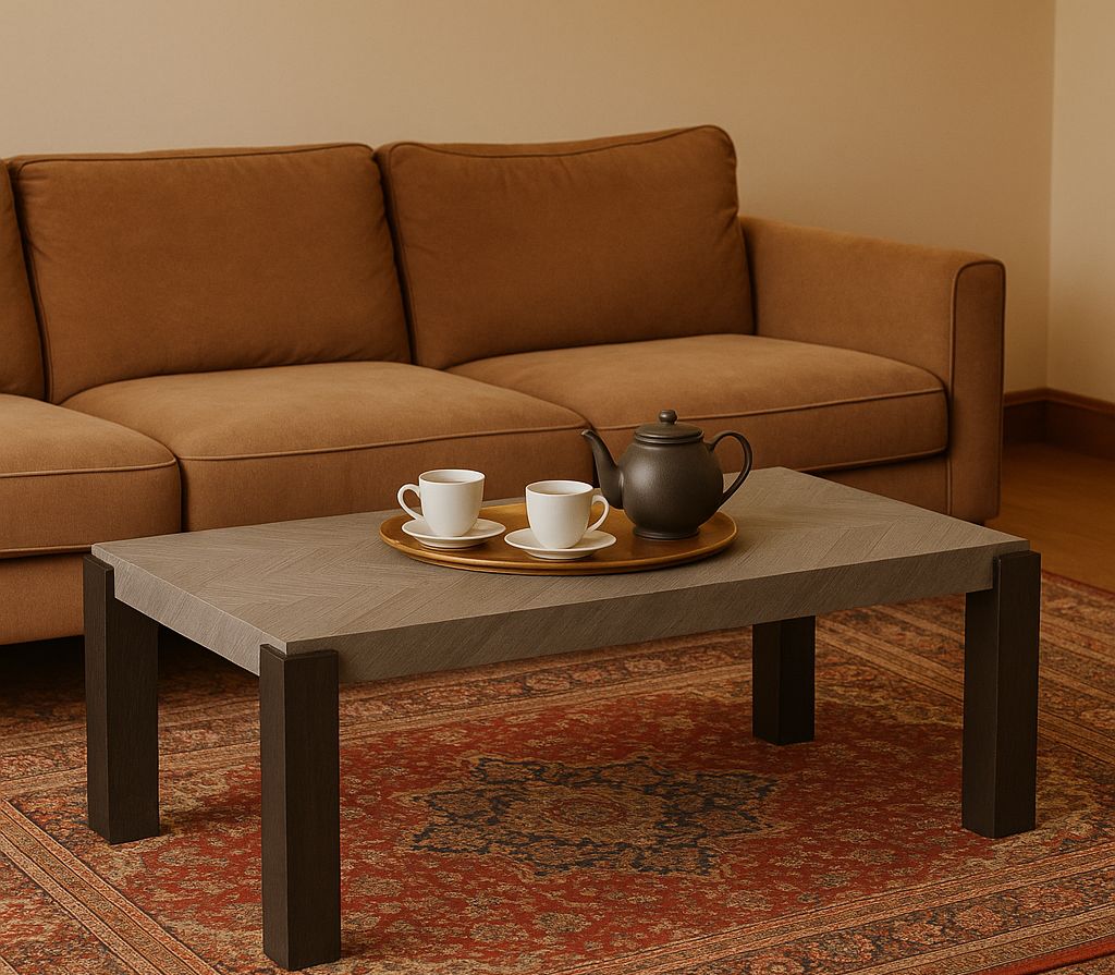 TB627 GRANITE-BLACK NESTING TABLE