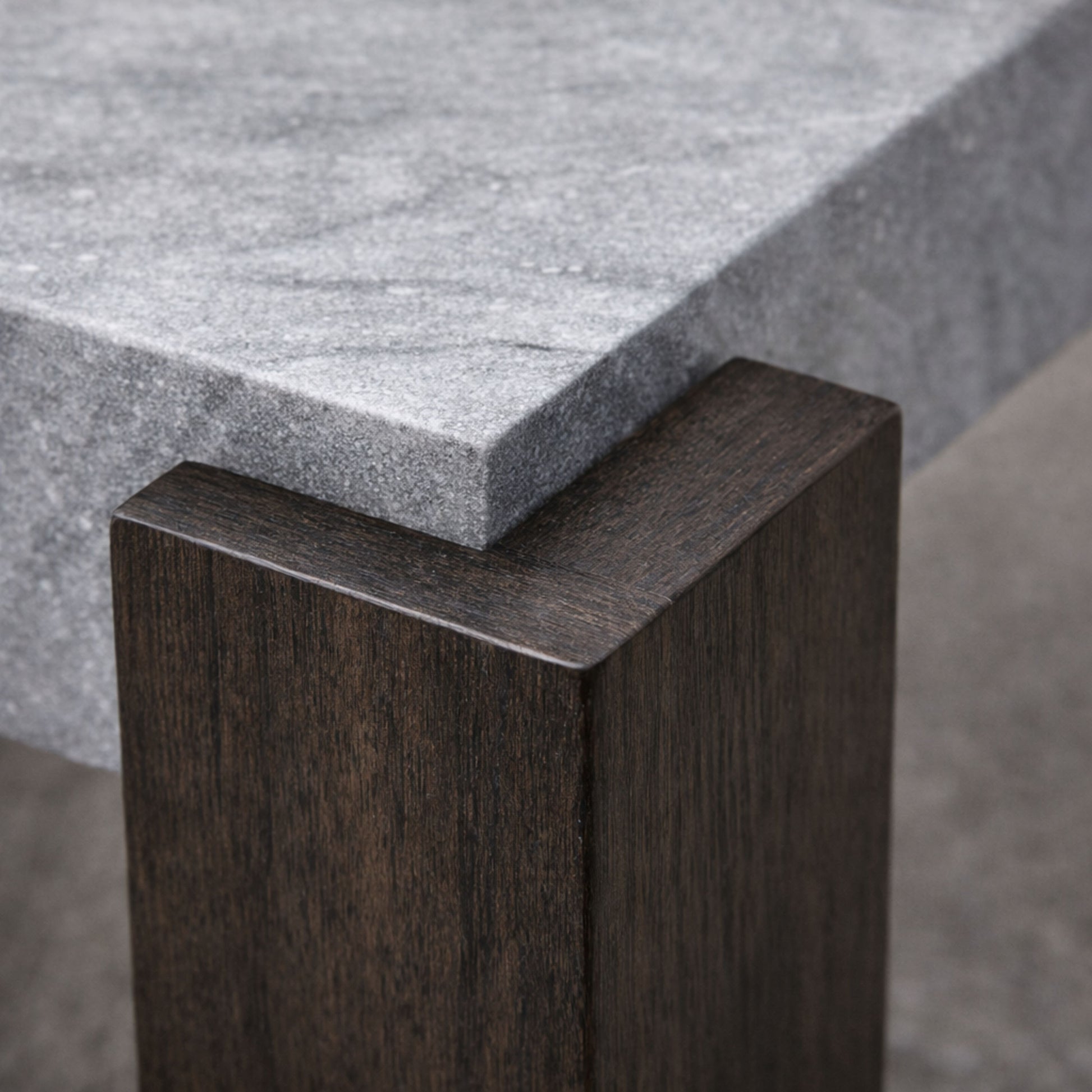 TB627 GRANITE-BLACK NESTING TABLE