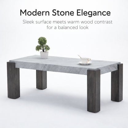 TB627 GRANITE-BLACK NESTING TABLE