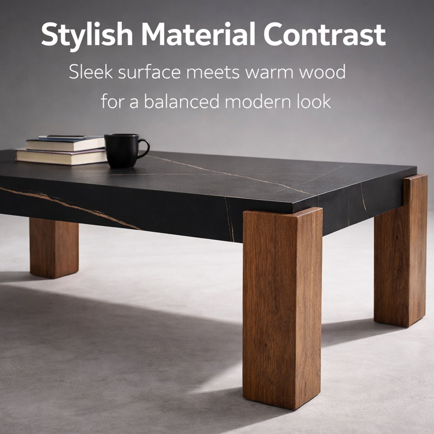 TB627 BLACK-BROWN NESTING TABLE