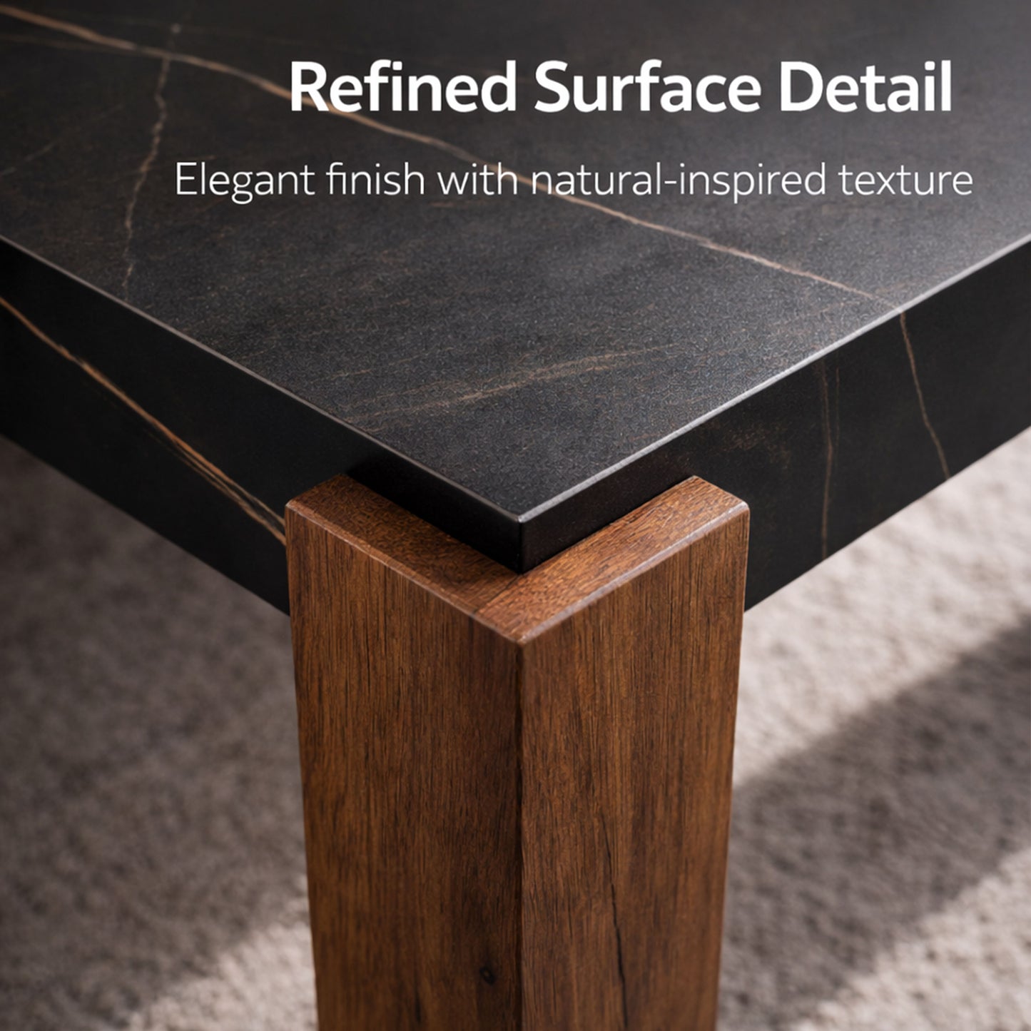 TB627 BLACK-BROWN NESTING TABLE