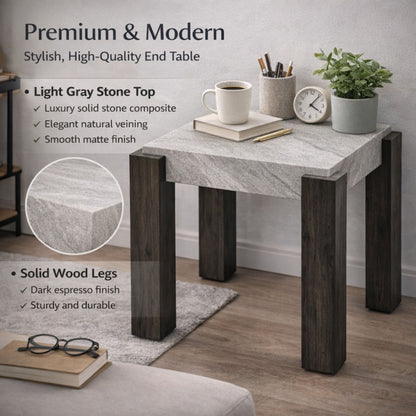 TB628 GRANITE-BLACK END TABLE NESTING COFFEE