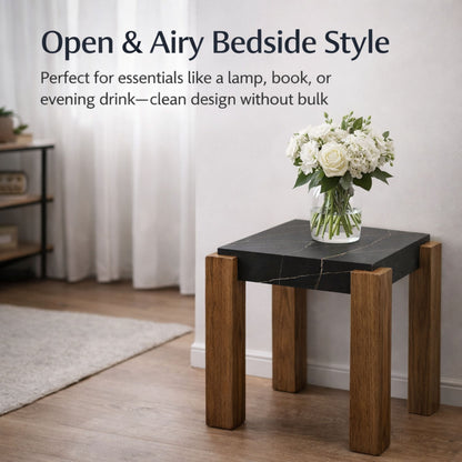 TB628 BLACK-BROWN END TABLE NESTING COFFEE