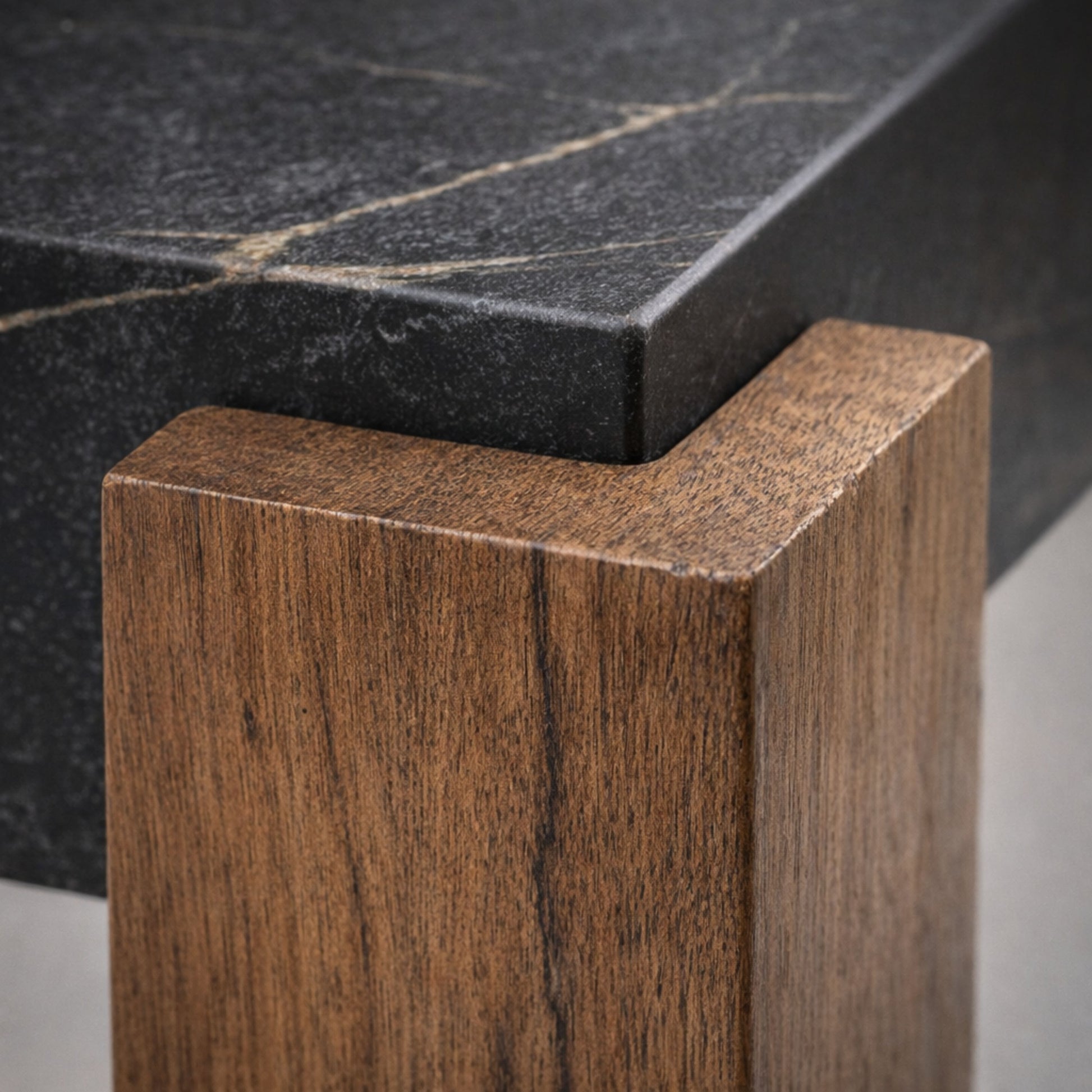 TB628 BLACK-BROWN END TABLE NESTING