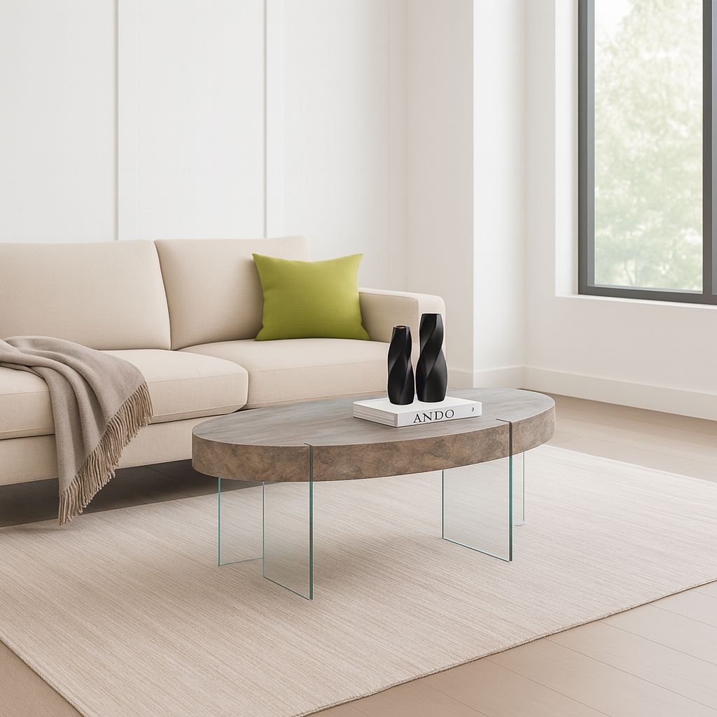 TB629 NATURAL MARBLE NESTING TABLE