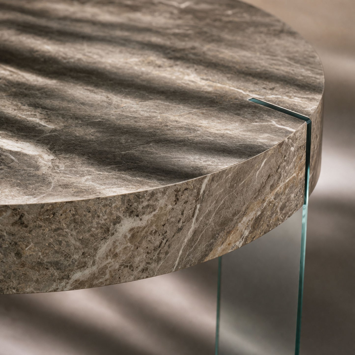 TB629 NATURAL MARBLE NESTING TABLE