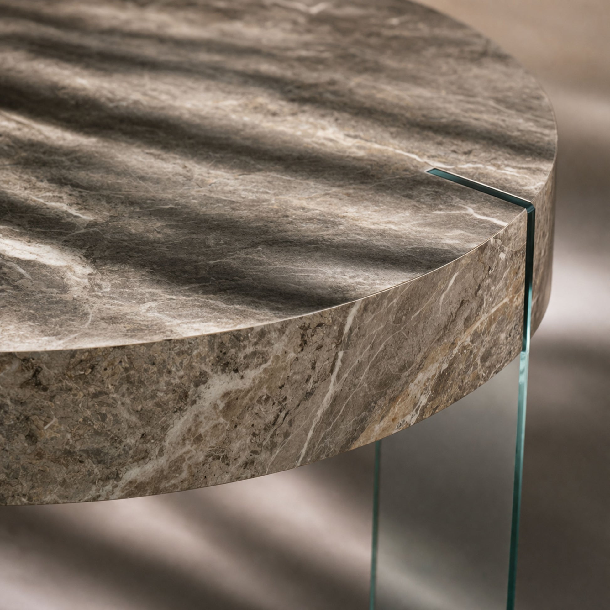 TB629 NATURAL MARBLE NESTING TABLE
