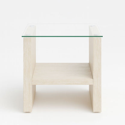 TB631 YELLOW MARBLE END TABLE NESTING