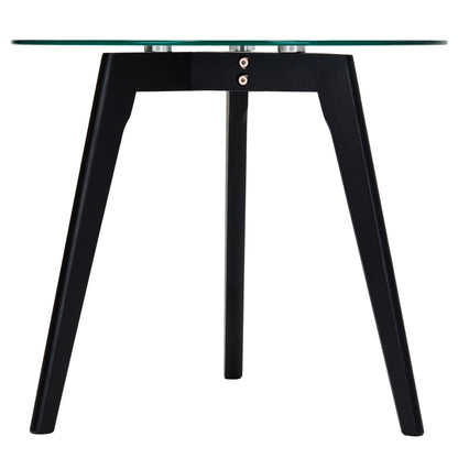 CTB636 BLACK END TABLE