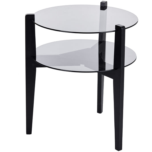 CTB637 BLACK END TABLE