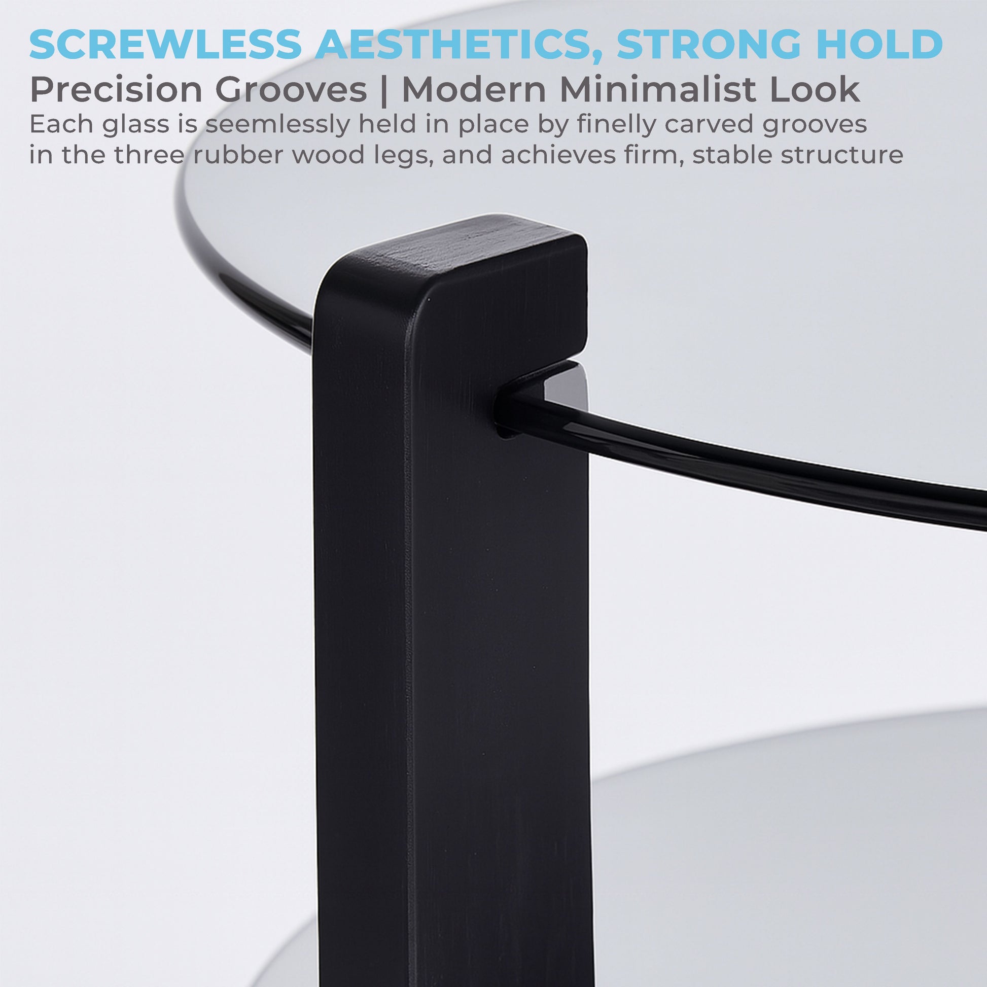 CTB637 BLACK END TABLE