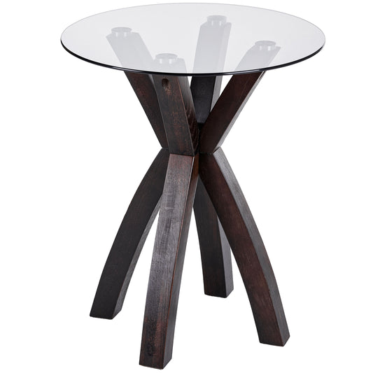CTB638 BROWN OAK END TABLE