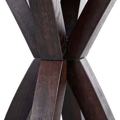 CTB638 BROWN OAK END TABLE