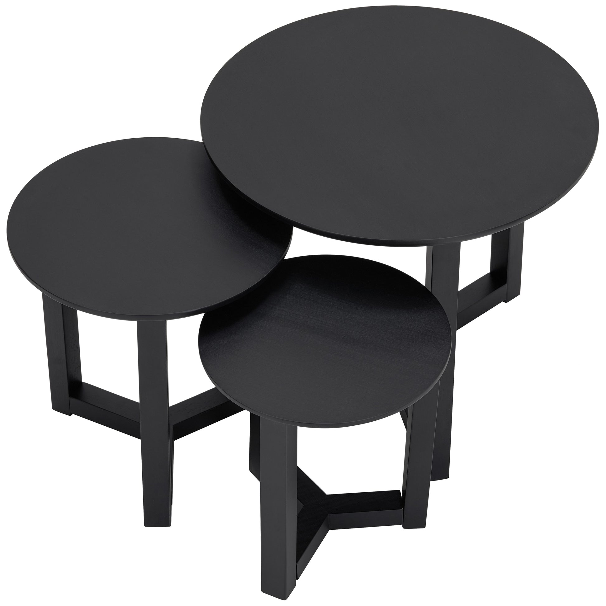 CTB639 BLACK NESTING TABLE