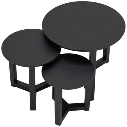 CTB639 BLACK END TABLE NESTING