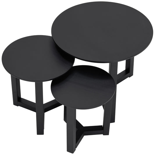CTB639 BLACK NESTING TABLE