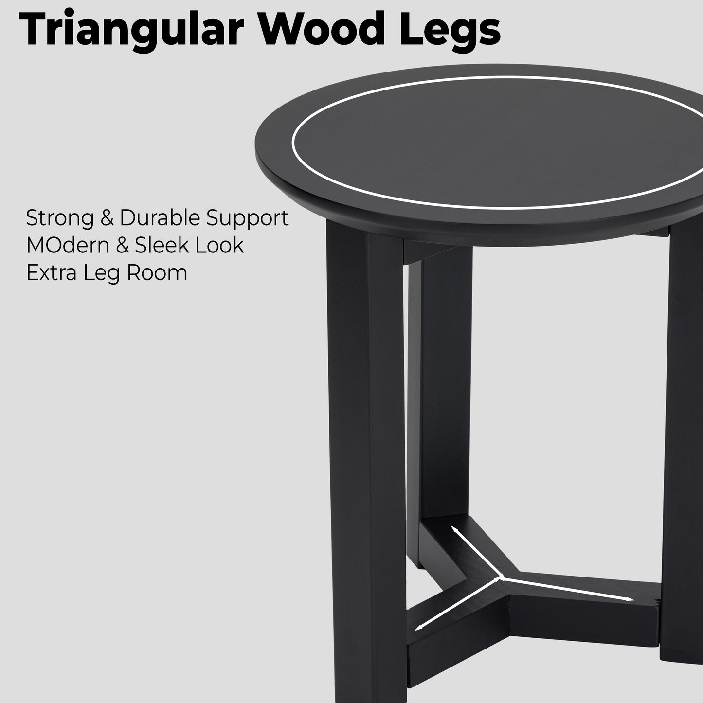 CTB639 BLACK END TABLE NESTING