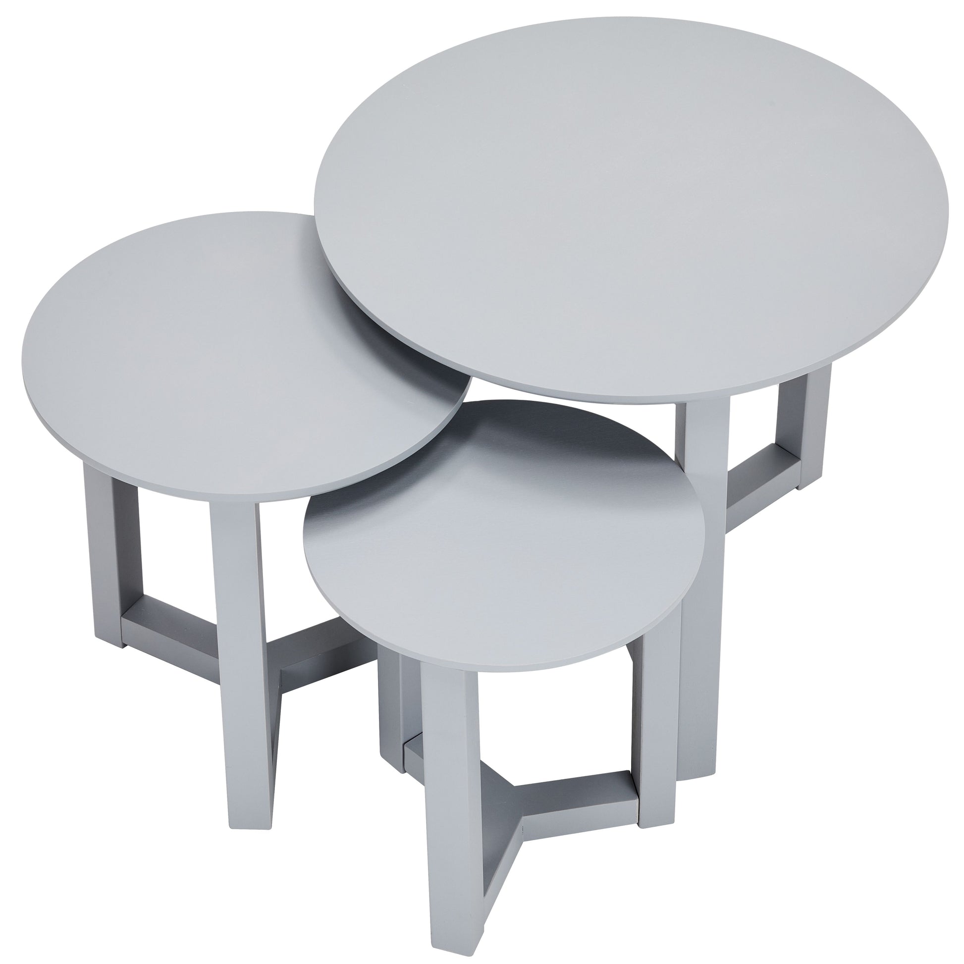CTB639 GRAY NESTING TABLE