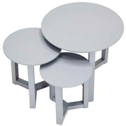 CTB639 GRAY NESTING TABLE