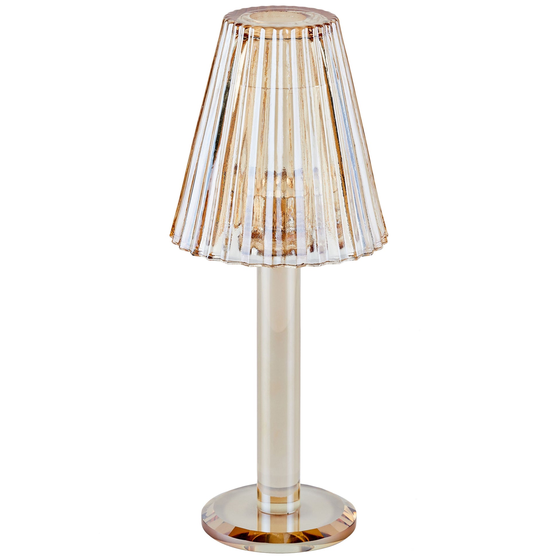 GL615 CHAMPAGNE CANDLE HOLDERS