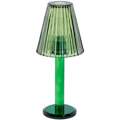 GL615 GREEN CANDLE HOLDERS