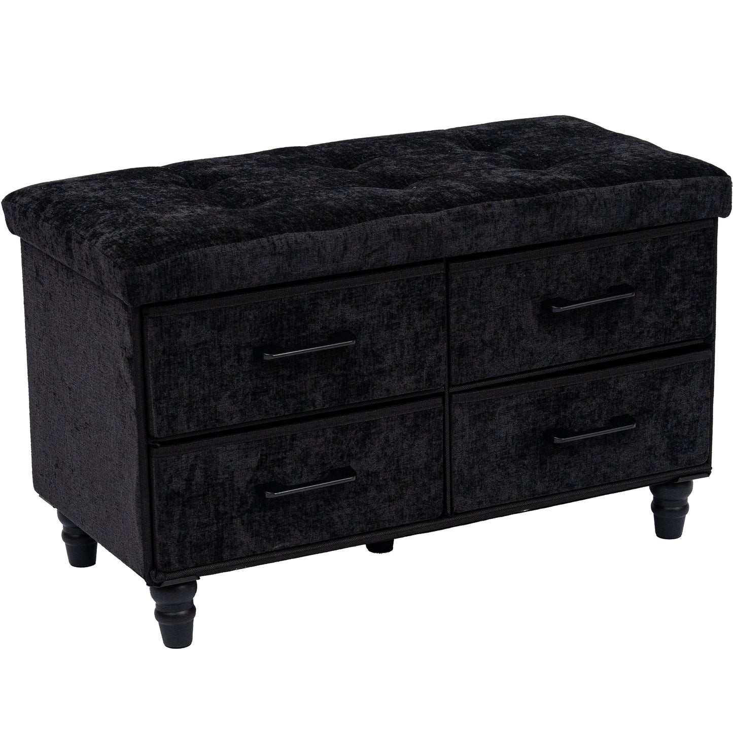 OT700 BLACK OTTOMAN