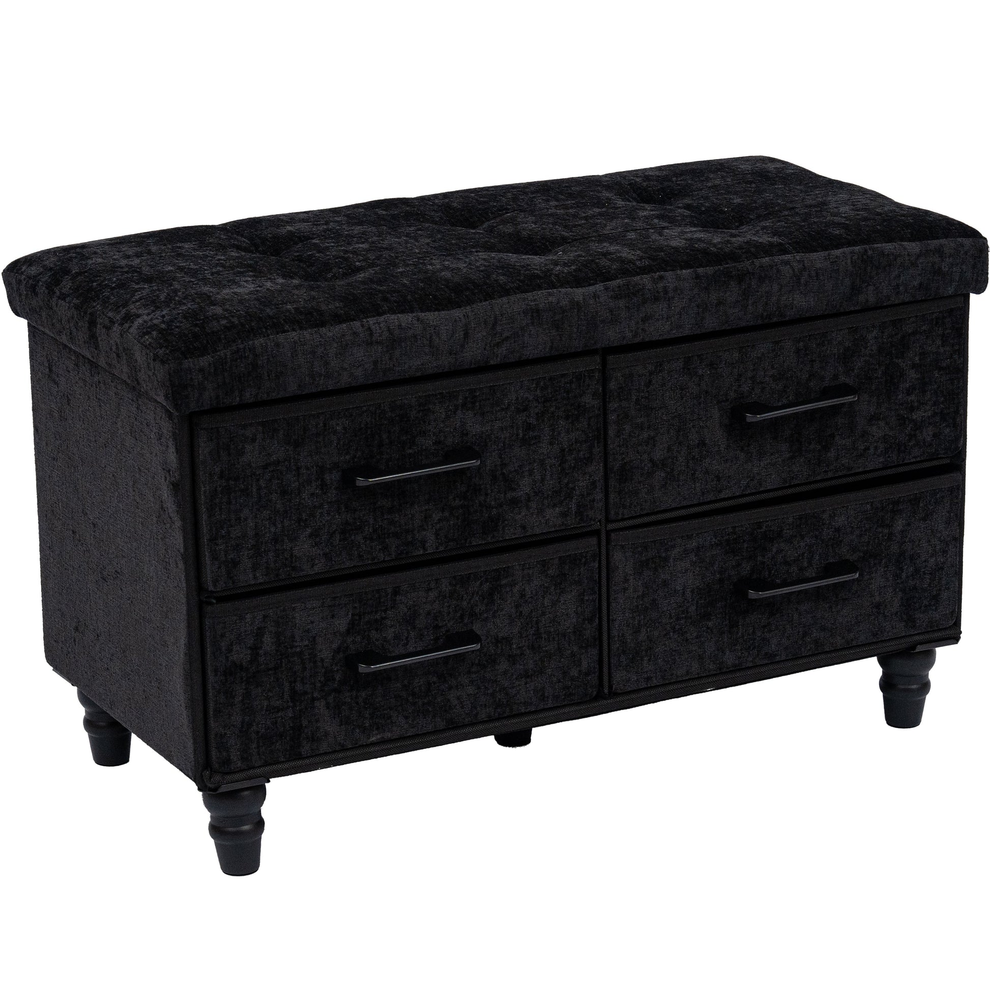 OT700 BLACK OTTOMAN