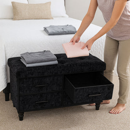 OT700 BLACK GIFTS OTTOMAN