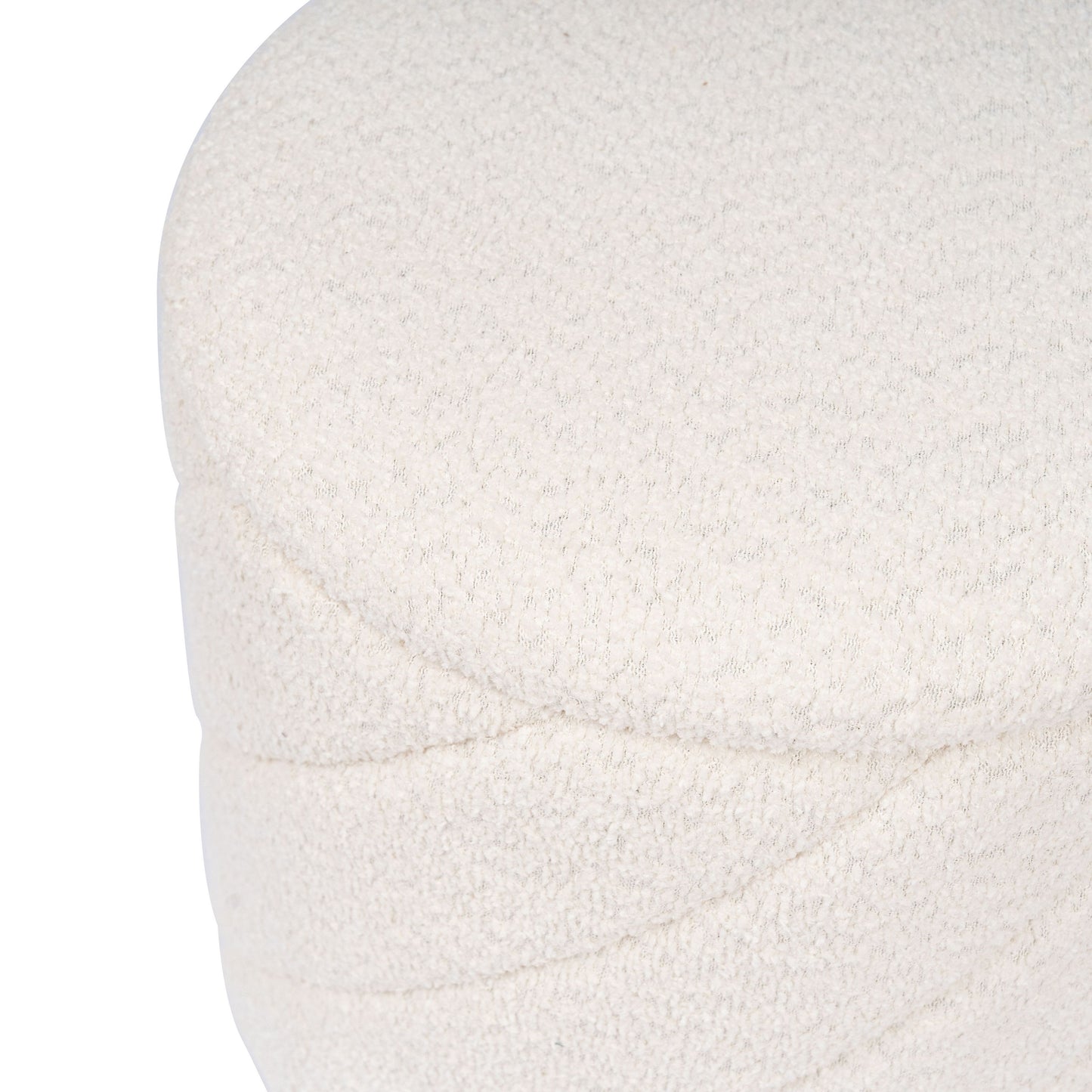 OT520 IVORY OTTOMAN