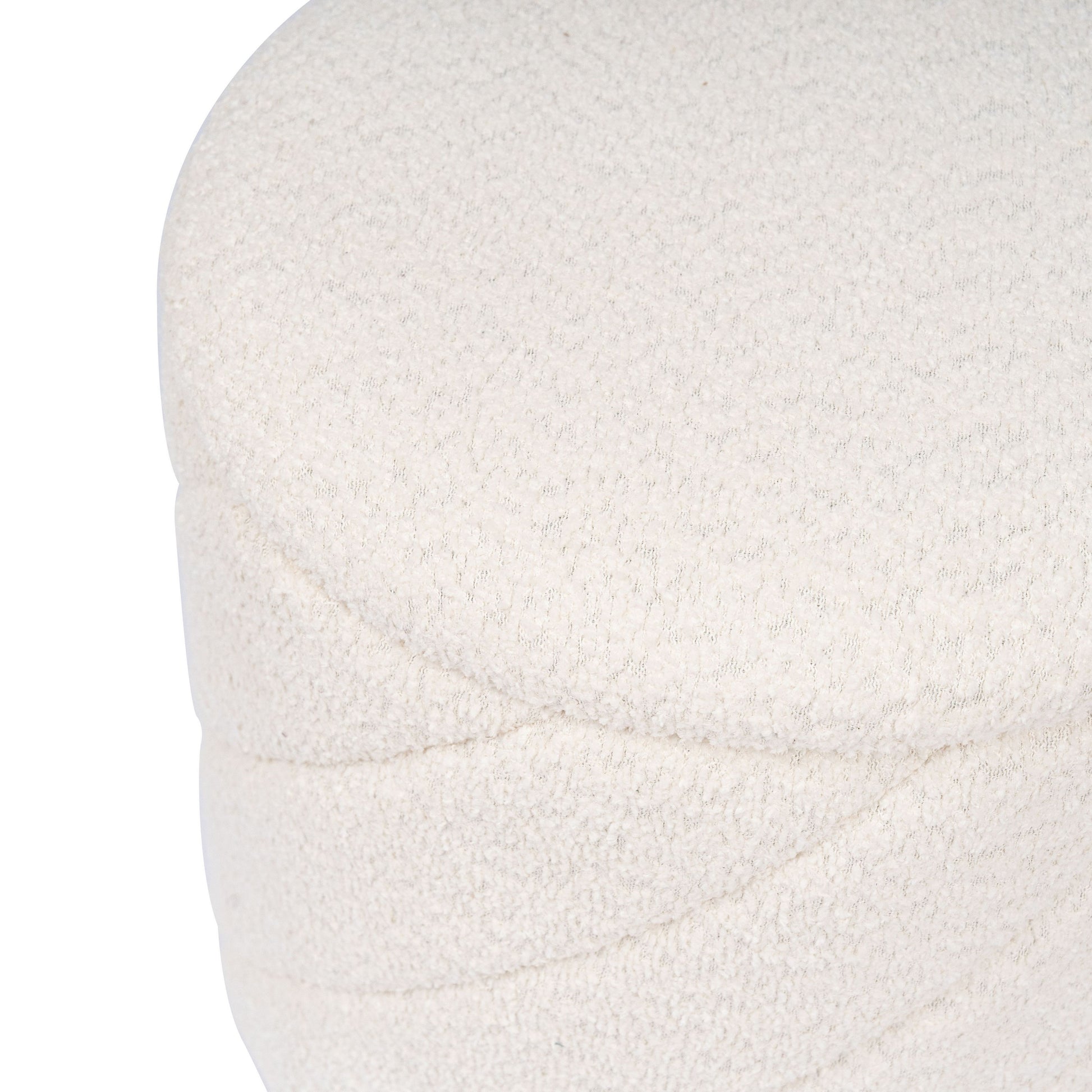 OT520 IVORY OTTOMAN