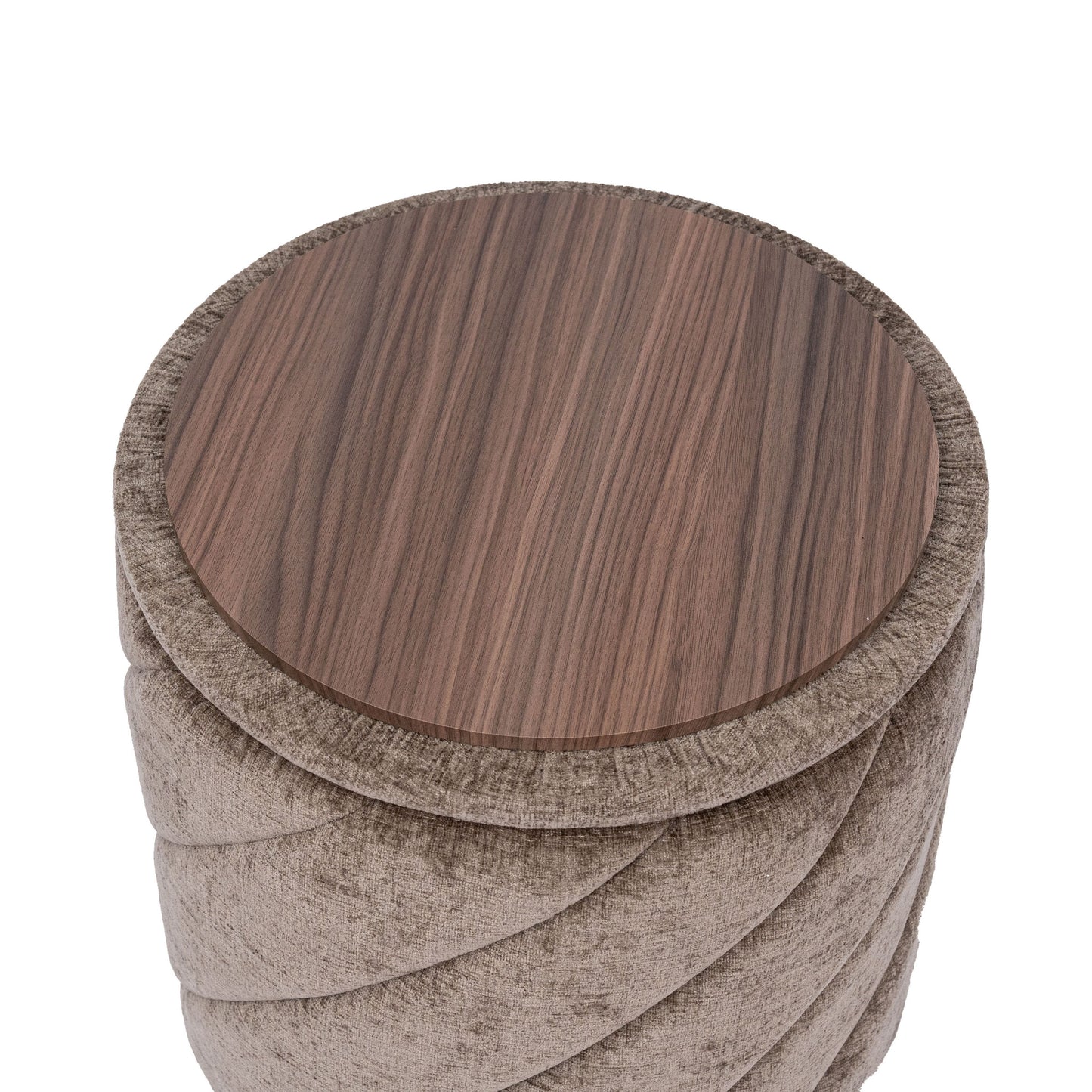 OT520 BROWN OTTOMAN
